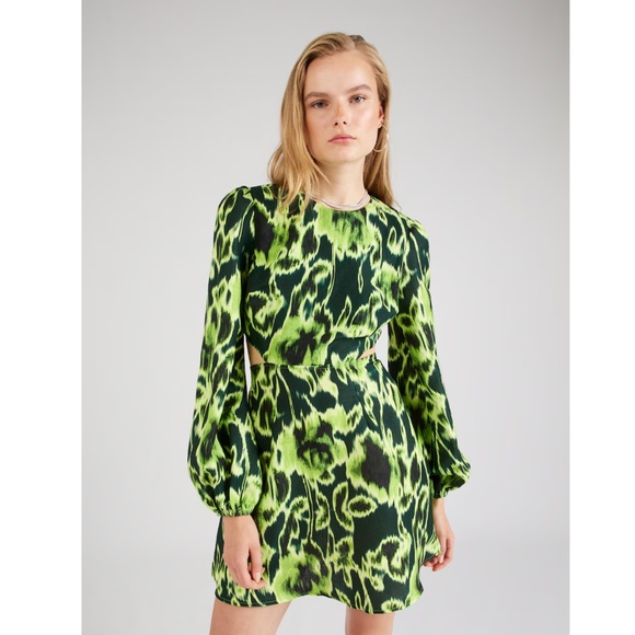 The wolf gang Light green Sofia dress NWT Sz S - Picture 1 of 7